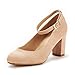 DREAM PAIRS Women's Demilee High Heel Chunky Pumps Shoes