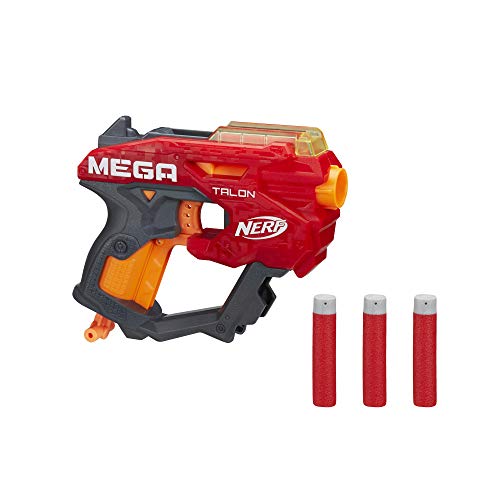 NERF Mega Talon Blaster -- Includes 3 Official Accustrike Mega Darts -- for Kids, Teens, Adults NERF Mega Talon Blaster -- Includes 3 Official Accustrike Mega Darts -- for Kids, Teens, Adults