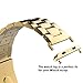 MoKo Lugs / Connectors / Clasps for Apple Watch, Apple Watch Band Replaceable Metal Connection Adapter for 38mm Apple Watch Series 1 Series 2 All Models (Not Fit 42mm Versions), GOLD