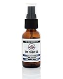 PREMIUM Pre Shave Oil For Gentlemen| The Best Facial Skin Care For Men On Amazon| The ONLY Oil W/ 25 Unique Ingredients| Coconut /Avocado/Rosehip/Almond/Tea Tree/Extra Virgin Olive Oil & MORE
