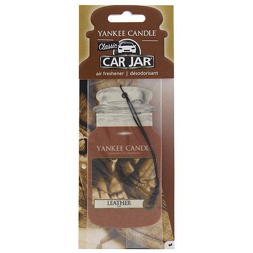 Yankee Candle 1024908E Leather Car Jar: Amazon.co.uk: Car & Motorbike