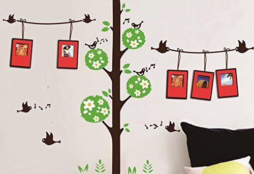 Dream Wall Wall Decal with Photo Frames, Singing Birds