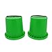 Get Out! Walking Bucket Stilts 2 Pack (Pair) Green Stepper Balance Bucket Shoe Stilts Toy, Cup Walkers Can Stomper Cups