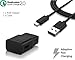 ChargeUP Samsung Fast Charger 2.0 Quick Charger Fast Charger for Samsung Galaxy S8 (1 Wall Charger + 1 USB Type C Cable)