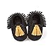 Voberry Infant Toddlers Baby Boys Girls Soft Soled Tassel Crib Shoes PU Moccasins