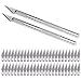 WA Portman Precision Craft Knife Set - 2 High Grade Sharp Hobby Knives with 50 Premium Steel Replacement Blades - Great Exacto Knives for Crafts Model Kits Paper Cardboard Plastic Fabric Wood Leather primary