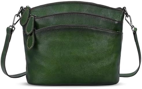 Real Leather Purse for Women Crossbody Bag Travel Shoulder Handbag