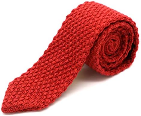 Massi Morino ® Men's knitted tie, hand-sewn tie in various colors - narrow 6cm Slim Fit men's tie
