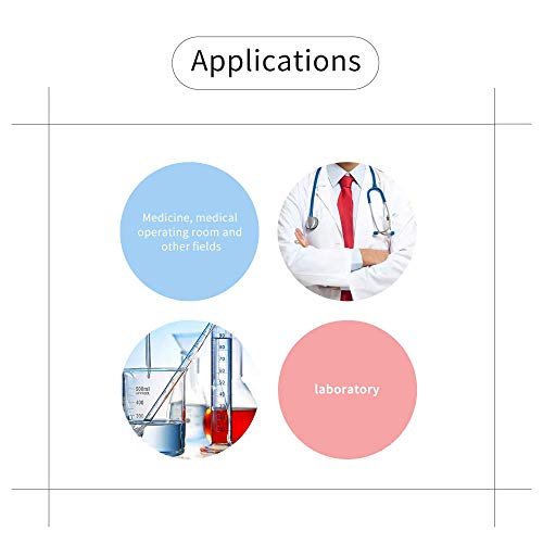 Isolation Gown Disposable,Latex Free 10pcs Disposable Isolation Gowns Elastic Cuffs,115 X137cm(Blue)