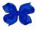 Royal Blue Bows - Alligator Clip Hair Bows for Girls - 5