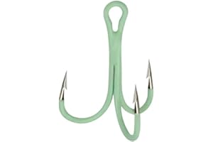 Fishing Tackle 10Pcs/Lot 2# 4# 6# 8# 10# Barbed Hook High Carbon Steel Luminous Fishing Hooks Glow in Night Luminous Treble H