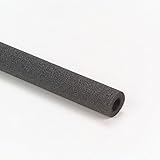 M-D Building Products 50142 M-D Weather Stripping Tube Insulation, 3/4 in Pipe, 3 Ft L X 3/8 in T, Polyethylene Foam, Black, 4 - Pack