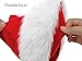 ALIMITOPIA 2pcs Christmas Santa Hat,Double Layer Luxury Plush Christmas Santa Claus Cap Xmas Hat for Adults