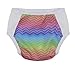 Pull-on Undies 2.0 Stretchy Waterproof Potty Training Pants and Toilet Training Underwear (Rainbow Bright, Large)