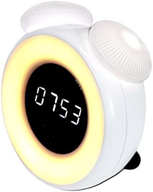 vosov Alarm Clock For Kids Teenage Women Sleeping,Body Recognition Electric Digital Clock,Smart LED Waken up Clock For Bedside