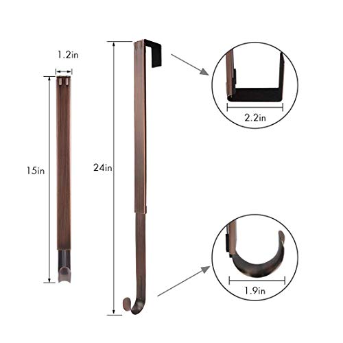 4 LBSUN+Wreath+Hanger+Adjustable+Holder