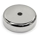 CMS Magnets Powerful Rare Earth Neodymium Cup Magnet 249 LB Pull Power 0.59" Thick x 2.36" Diameter - 1 Ct.