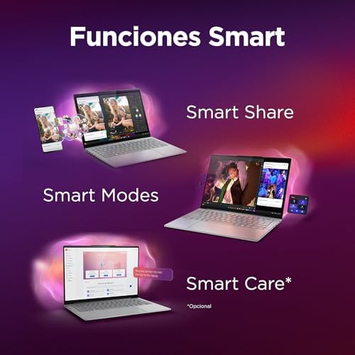 Yoga Slim 7 Gen 10 – Ordenador Portátil IA Aura Edition - 14'' OLED (Intel Core Ultra 7 258V, Intel AI Boost 47 Tops, 32GB RAM, 1TB SSD, Win11 Home, Wi-Fi7, Copilot+ PC) QWERTY Español, Gris