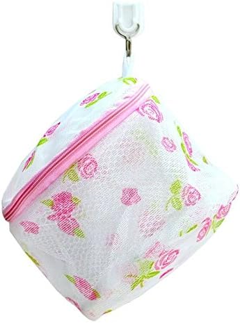 Juenana White Aid Lingerie Underwear Bra Sock Laundry Net Mesh Zipped Washing Bag