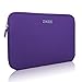 15-15.6 Inch (Black, Green, Grey, Blue, Purple, Chevron, Pink) Laptop Sleeve, Zikee Water Resistant Thickest Protective Slim Laptop Case