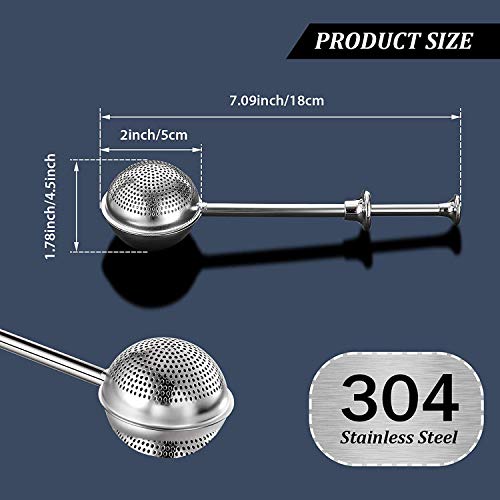 2 Pack Powdered Sugar Shaker Duster, Stainless Steel Powdered Sugar