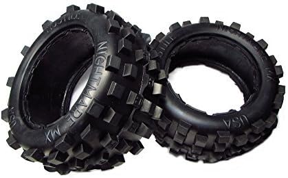 Hostile MX Knobby Rear Tire Set for HPI Baja 5b by Hostile Racing Products