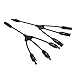 uxcell 1Pair MC4 Y Branch Solar Panel Adaptor Cable Connector 30A MMMF FFFM Set Wire T Splitter
