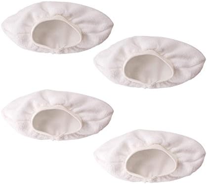 Liv Tape 4pcs Small Steam Cleaner Ironing Brush fiber Towel Set, Microfiber Replacement Cleaning Suitable for ironing clothes, sofas, curtains and other textile products