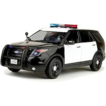 Amazon.com: 2015 Police Interceptor Utility Black and White with 