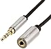 Amazon Basics 3.5mm Male to Female Jack Stereo Audio Extension Cable - 12-Feet (3.66 Meters), 10-Pack