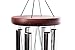 Euforyjam 28 - Inch Tuned Moon Wind Chime, Silver