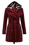 Noroze Womens Check Hood Coat