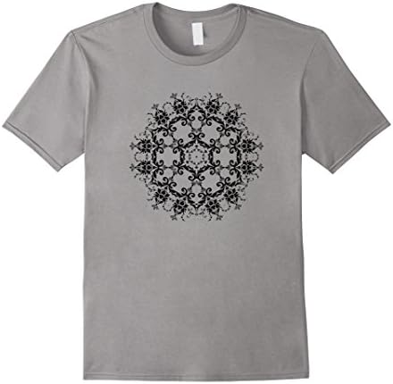 Men's Mandala Black Abstract Design - Final Exposure 2XL Slate