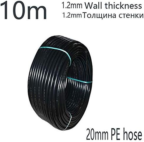 KMDSM 16mm 20mm PE irrigation Pipe 5/8" DN15 LDPE Tube Garden Irrigation Greenhouse Watering Hose 10m 15m (Color : 20PE x A x 10m)