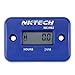 NKTECH NK-HS2 Inductive Hour Meter for Gas Engine Lawn Mover Marine ATV Motorcycle Boat Snowmobile Dirt Bike Outboard Motor Generator Waterproof Hourmeter (Blue)