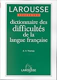 Larousse Dictionnaire Des Difficultes de La Langue Francaise (References Larousse) (French Edition) by 