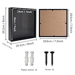 GraduationMall 8x8 Top Loading Shadow Box Frame