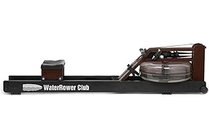 WaterRower Club Rowing Machine with S4 Monitor | USA Made | Original Handcrafted Erg Machine for Home Use & Gym | Best Warranty