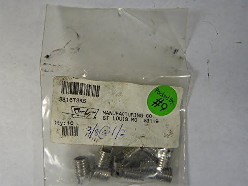 Carrlane 381-6TSKS Thinwall Threaded Key Insert Bag of 10
