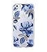Sonix INDIGO Clear Floral Cell Phone Case for 