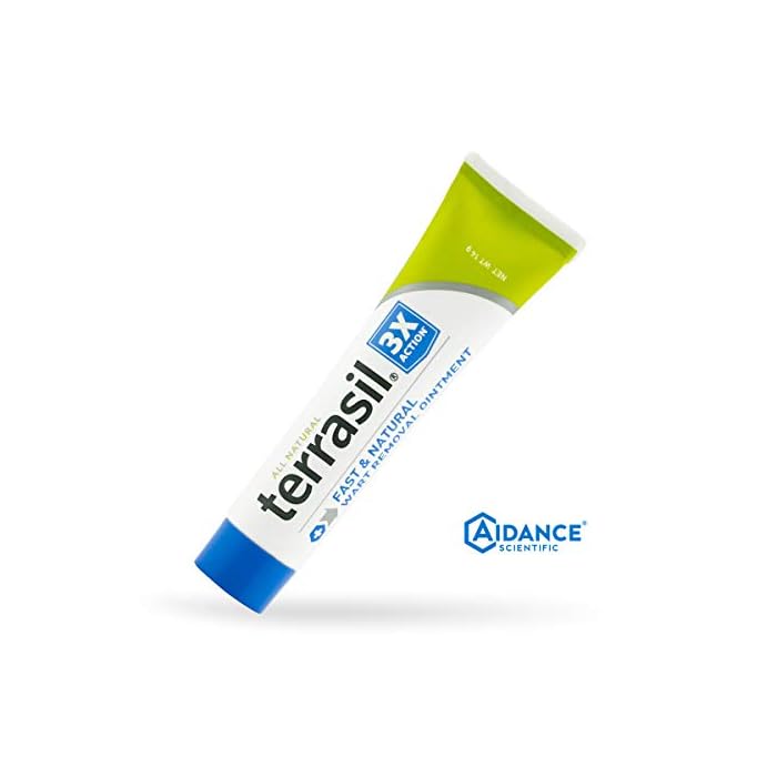 Wart Relief – Safe for Sensitive Skin with Natural Ingredients by Terrasil (14 gm Tube)