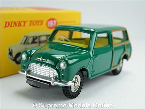 DINKY TOYS MORRIS MINI TRAVELLER MODEL CAR 1:43 SCALE 197 GREEN ATLAS EDITIONS K8