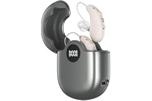 Hearing Aids for Adults, Rechargeable Invisible Hearing Aids 16 Channel Digital with Noise Cancelling Chip, Upgrade Hearing A