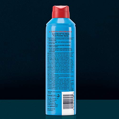 Gold Bond No Mess TalcFree Foot Powder Spray, 7 Oz, Fresh Pricepulse