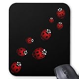 lisaKim Ladybug Art Office&Gaming Rectangle Mouse