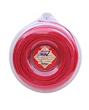 LoNoiz LN105DLG-12 Commercial Grade .105-Inch-by-230-Foot Spool of Spiral Twist Quiet 1-Pound Grass Trimmer Line, Red