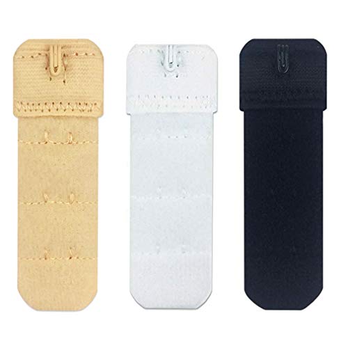 Women Bra Extender Soft Comfortable Bra Strap Extension, Pack of 3