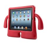 Eastchina New Fashion Style Super Light Weight Cute Kid Child Shock Proof EVA Foam Handle Stand Super Protection Convertible Protective Cover Case for Apple Ipad Mini 1 & Ipad Mini 2 & Ipad Mini 3 | Tv Red
