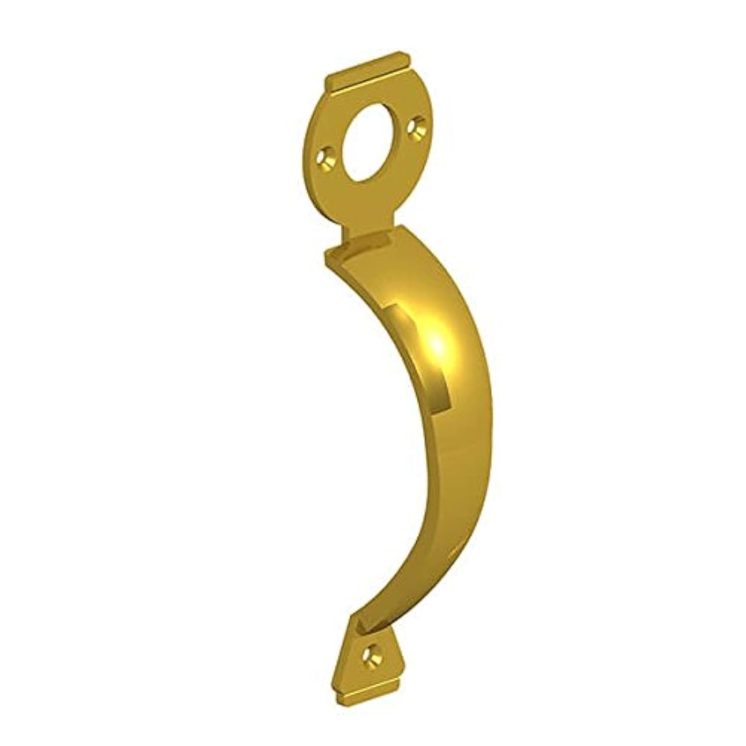 GATEMATE 8" Long Throw Gate Lock Pull Handle - Brass