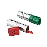 Autopoint® Replacement Leads, (2)Tubes (12 sticks per tube), 0.9mm, one tube Red B(soft), one tube Green B(soft) (89520)